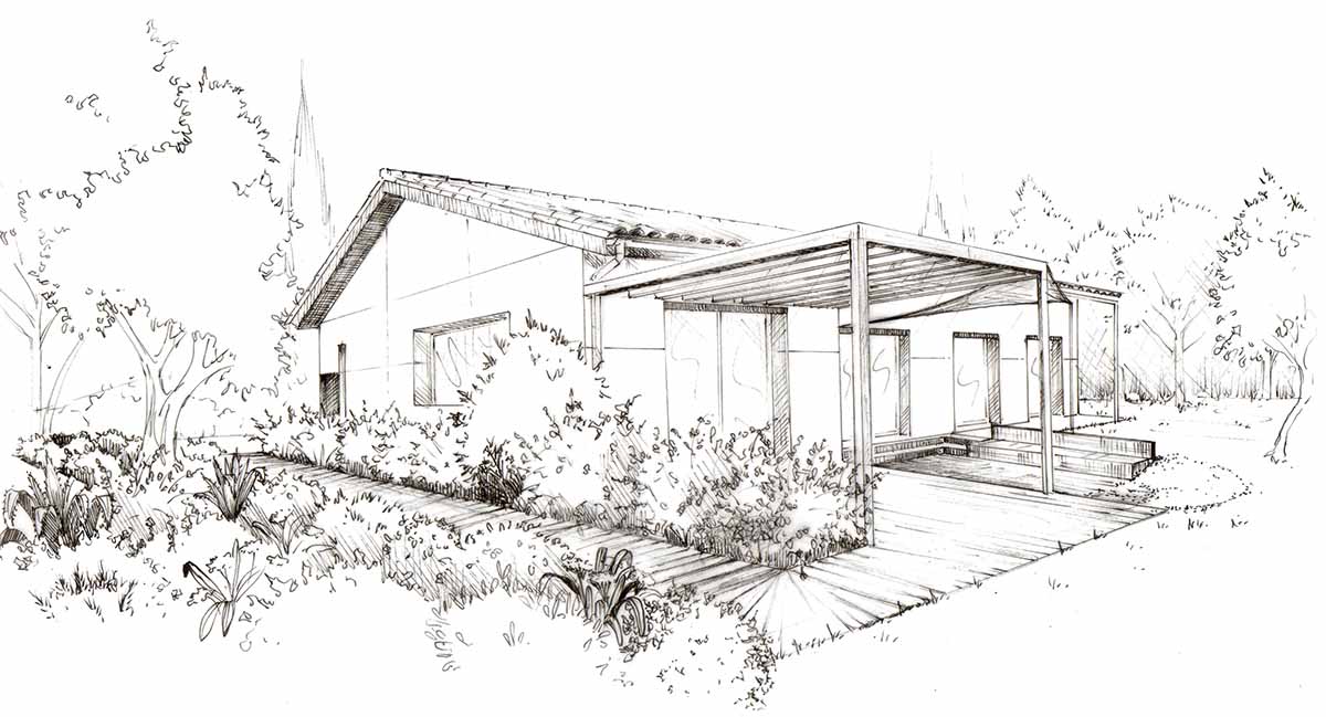 croquis enchainement terrasse 1a