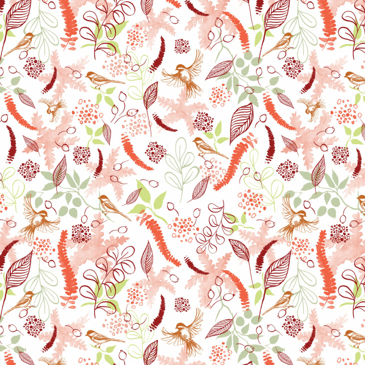 MOTIF Églantine, EGL01 - Design pattern - Marlène GOUCHAULT